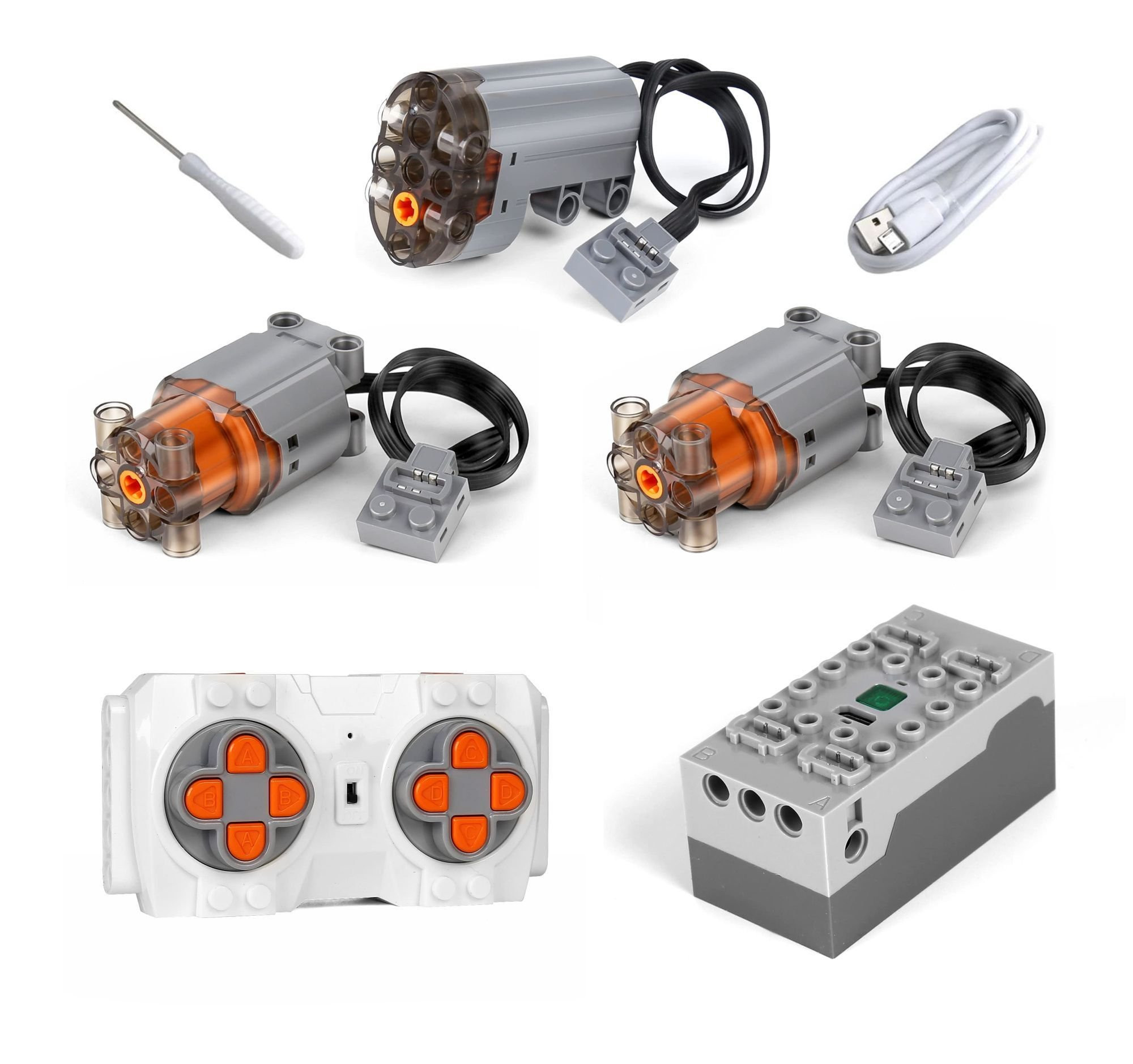 Mould King R/C Dynamic Pack for 13123 Mercedes GT R Black Series