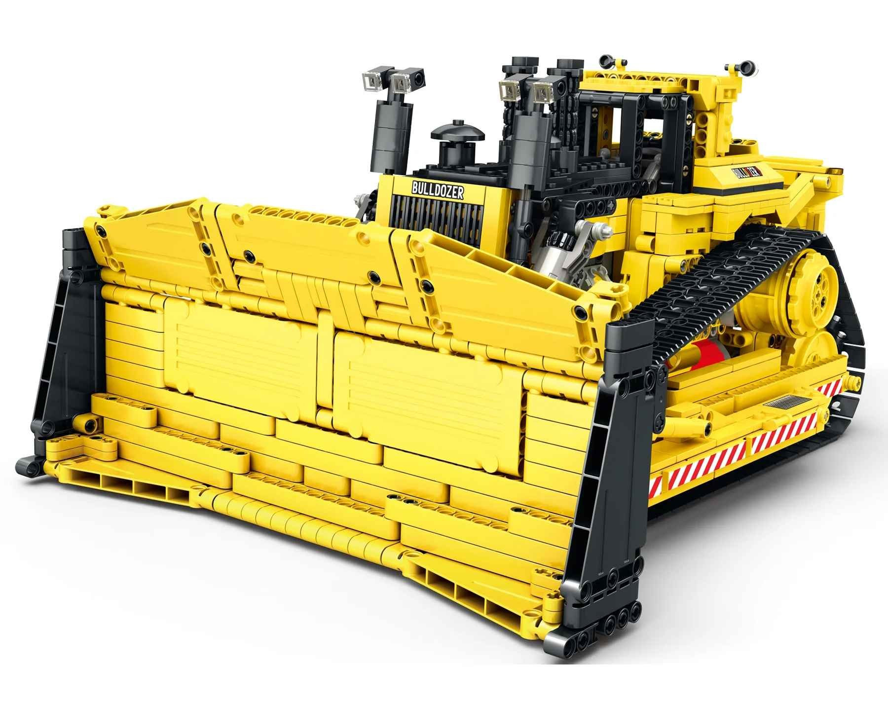 Reobrix 1/24 R/C CAT D11 Bulldozer Building Blocks (1988pcs) - 45cm Long
