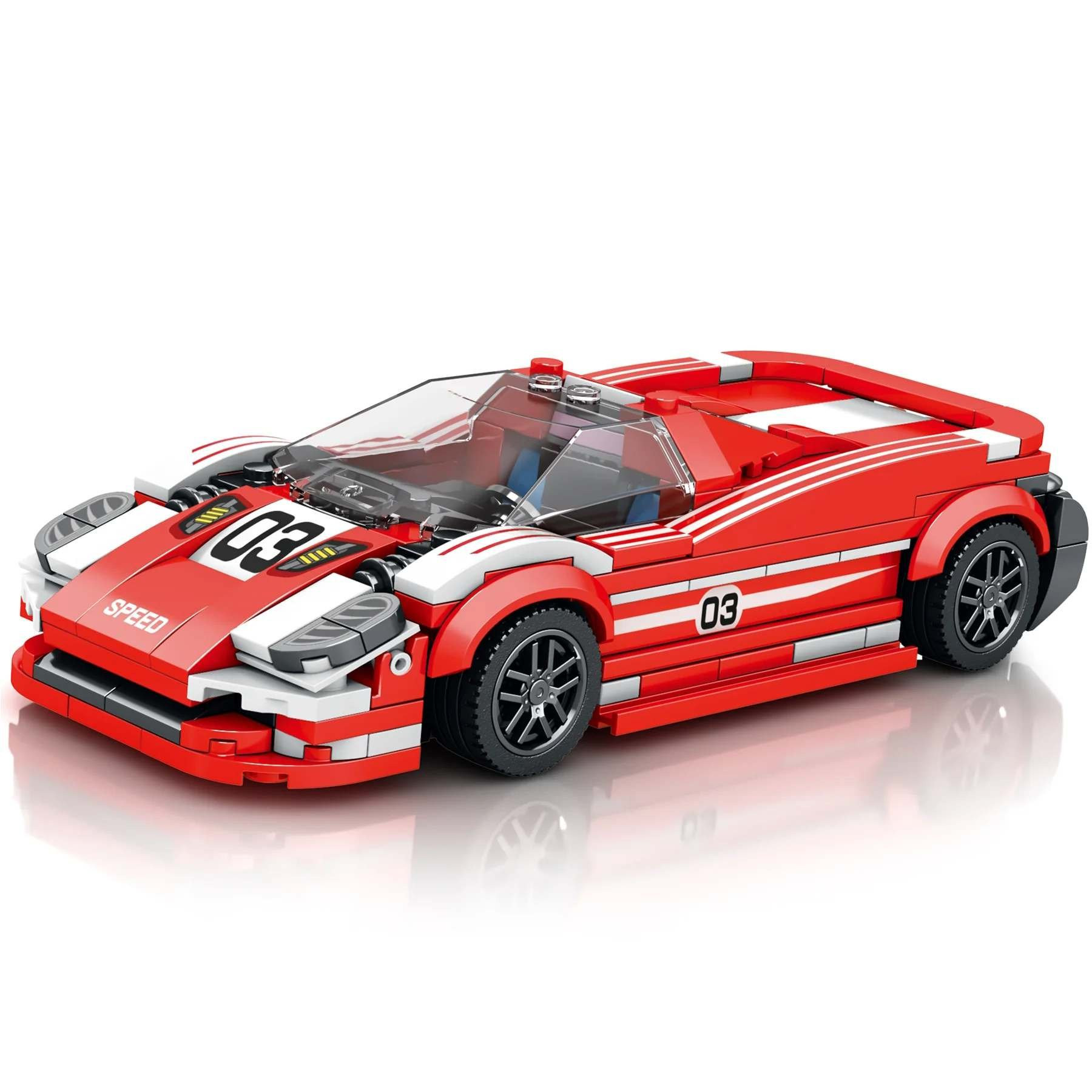 Reobrix 1/24 Porsche 917 Car Building Blocks (355pcs) - 16cm Long