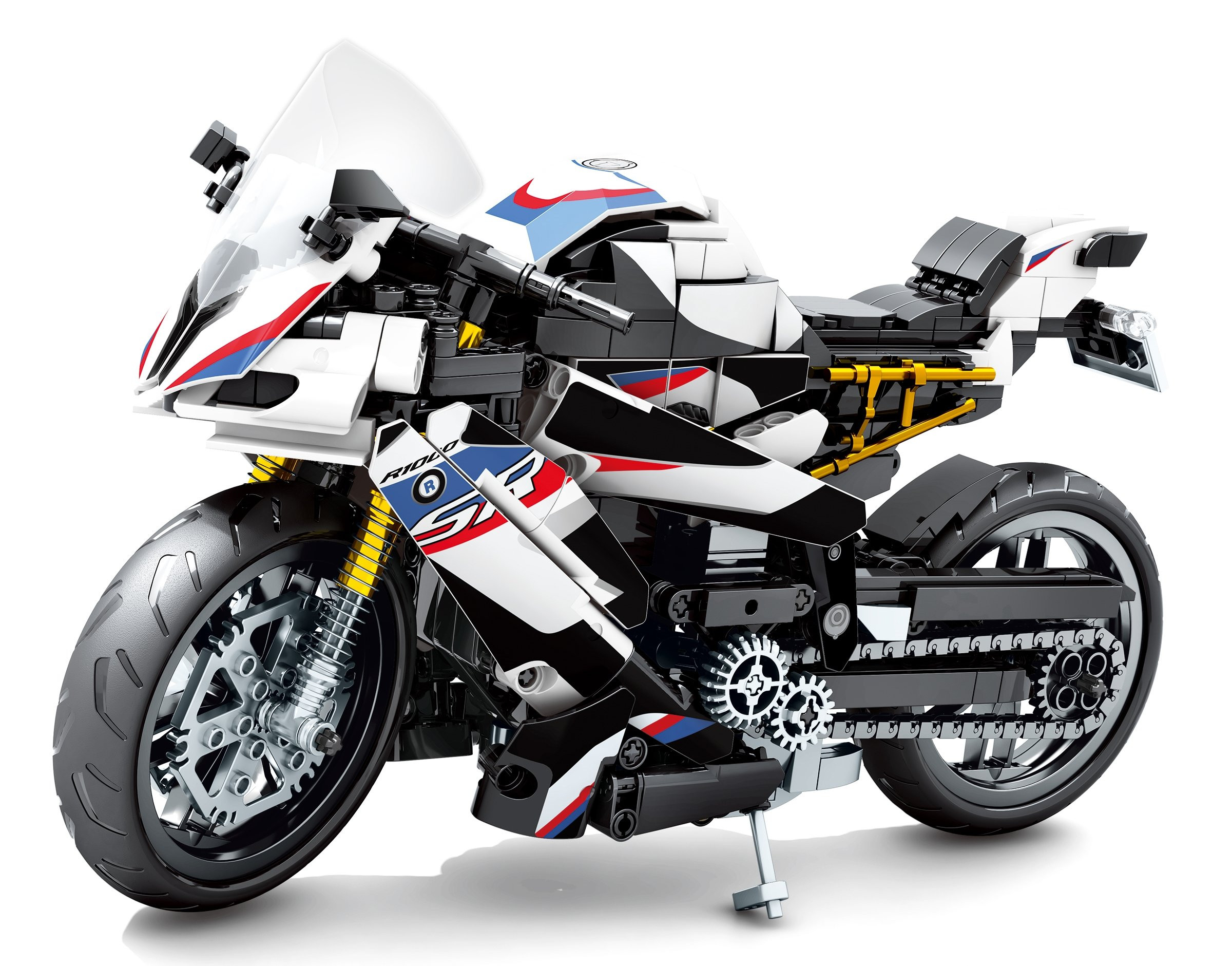Sembo Tech 1/7 Scale BMW S1000RR - 814 pieces (31cm long)