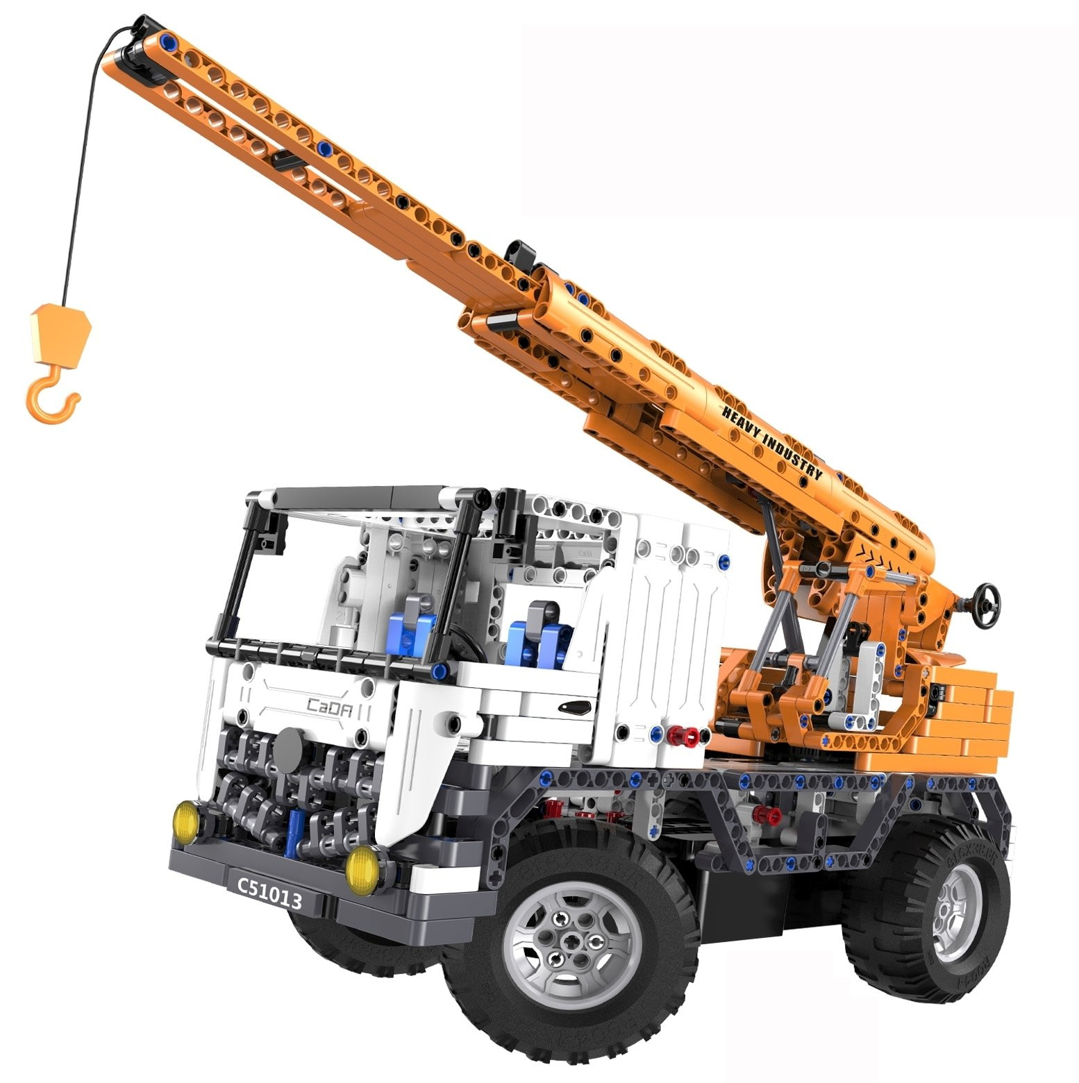 CaDA Tech Remote Control Mobile Crane - 838-Piece - 44cm Long