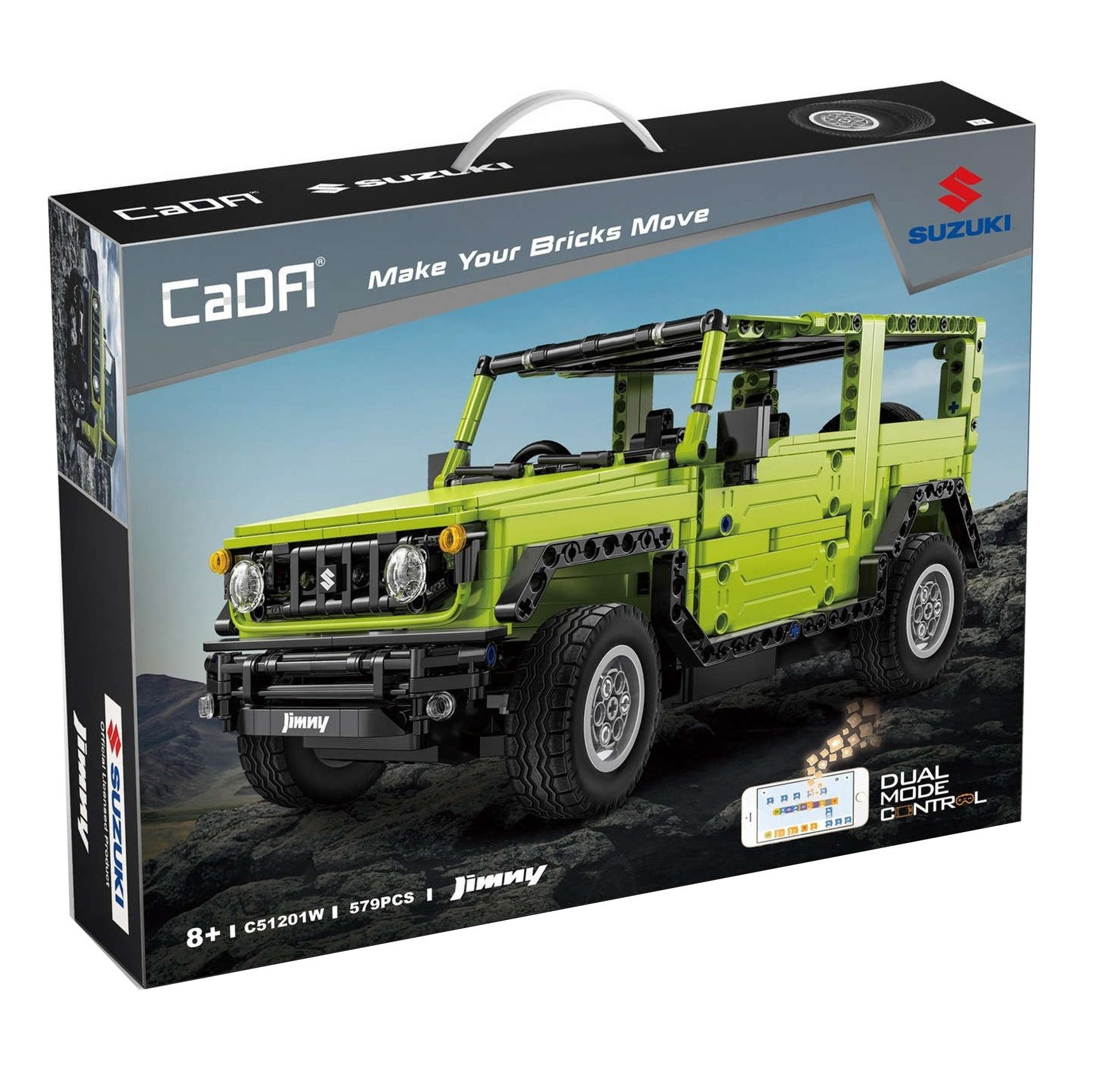 CaDA 1/12 Suzuki Jimny - 1803 Pieces (32.5cm Long)