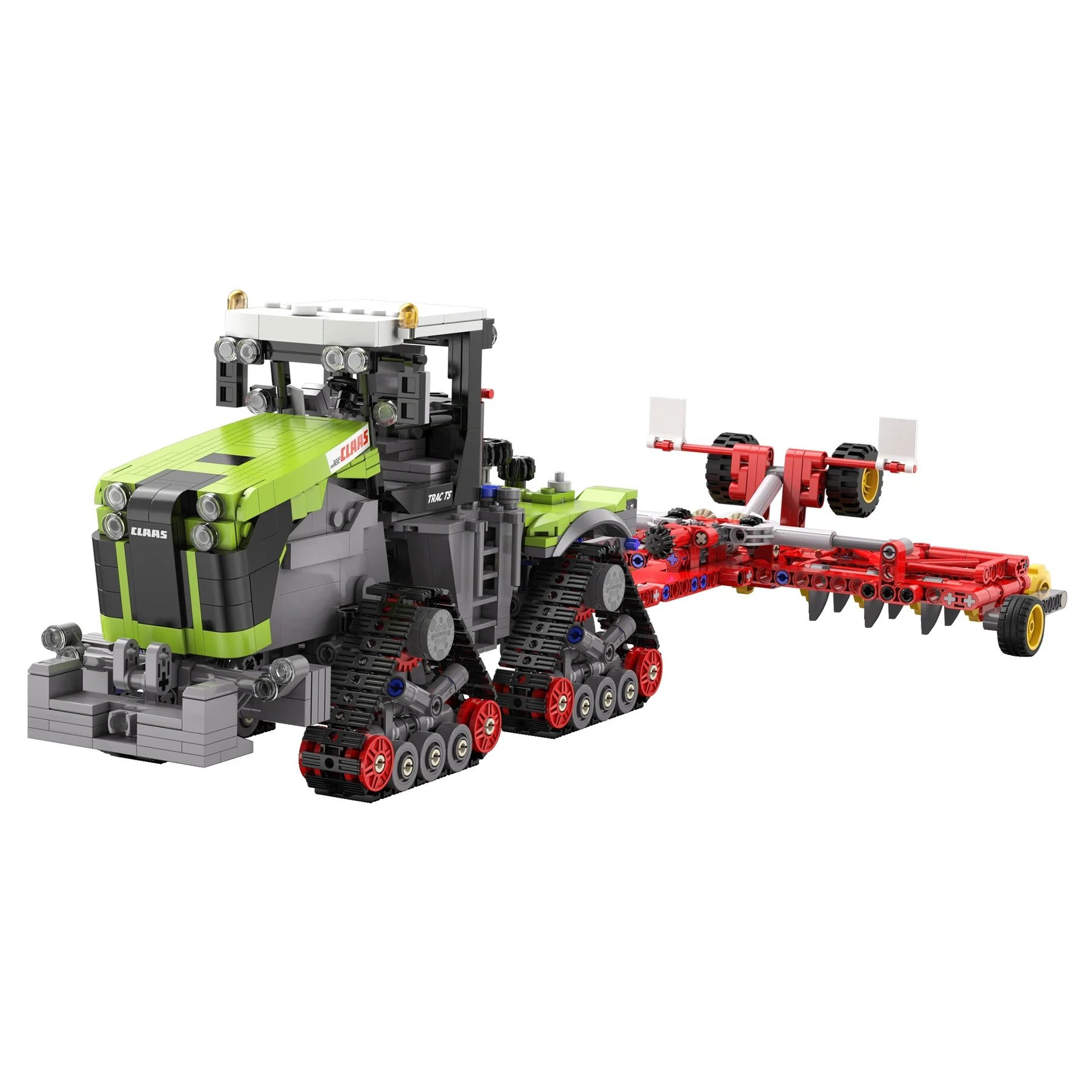 CaDA 1/32 Claas Xerion 5000 Trac TS - 1336 pieces (50cm Long)