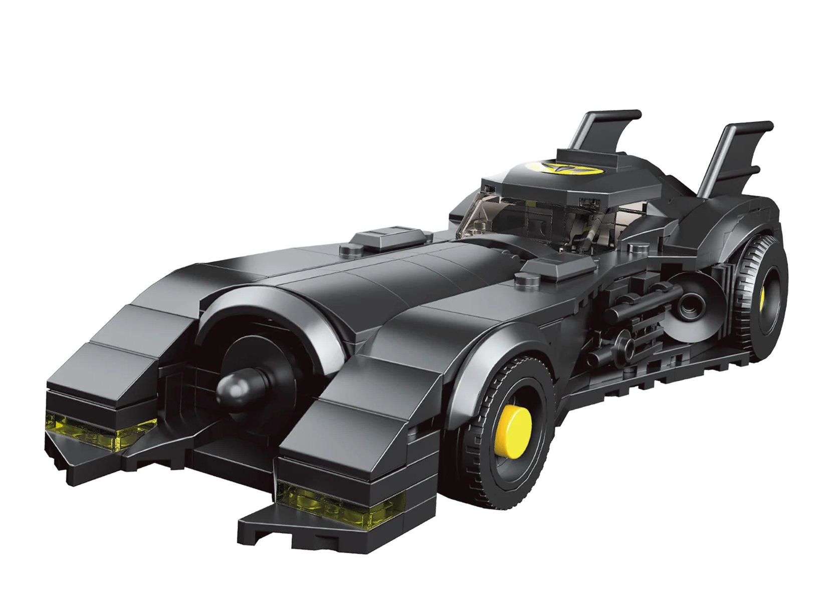 Mould King Famous Cars 1989 Batmobile - 407 Pieces - 21cm long