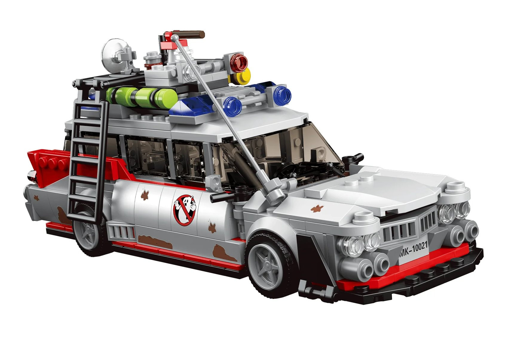 Mould King Famous Cars 1984 Ghostbusters Ecto-1 - 636 Pieces - 23cm long