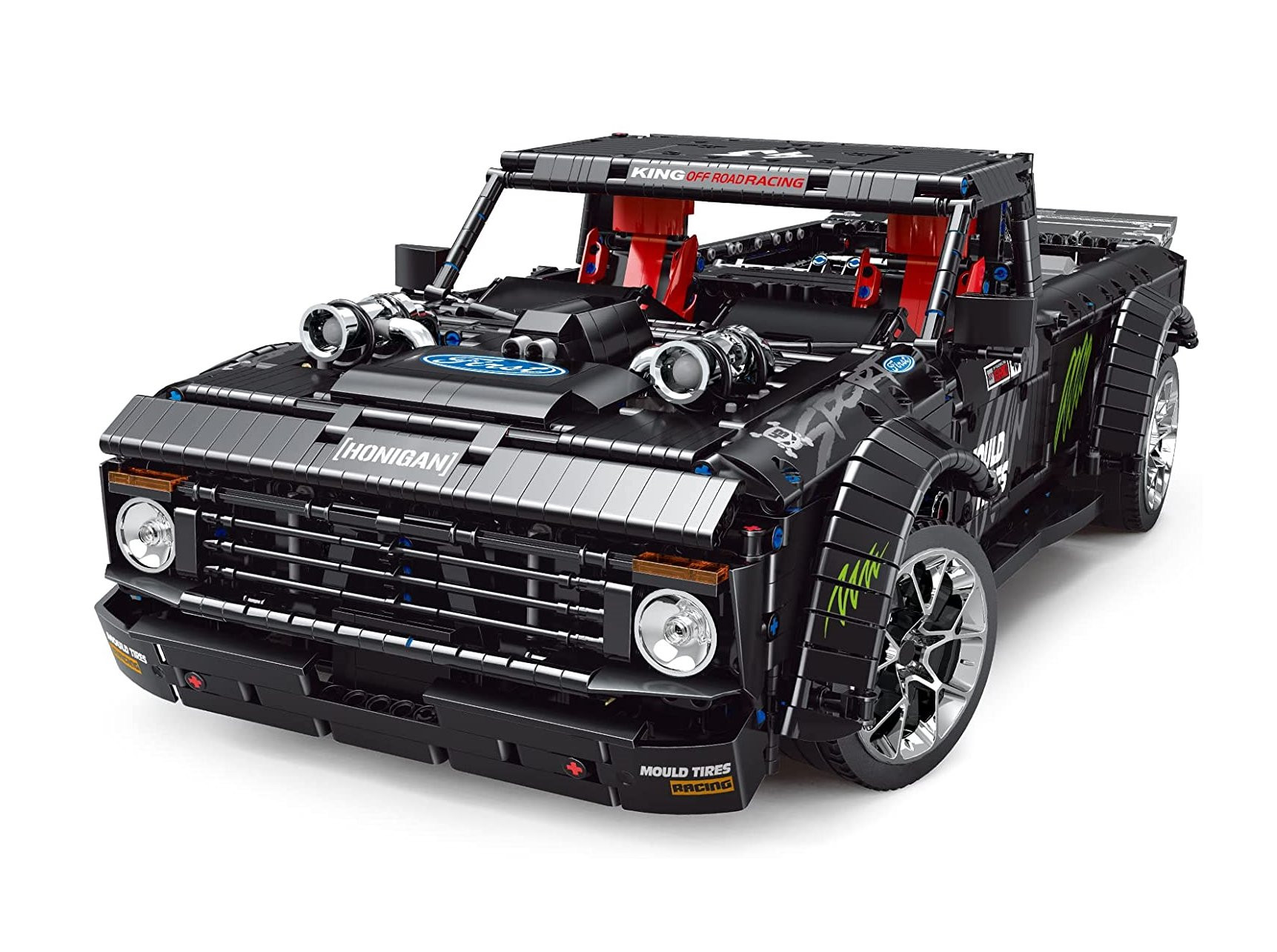 Mould King Tech 1/8 Scale R/C Ford F-150 Hoonitruck - 3695 Pcs - 61cm