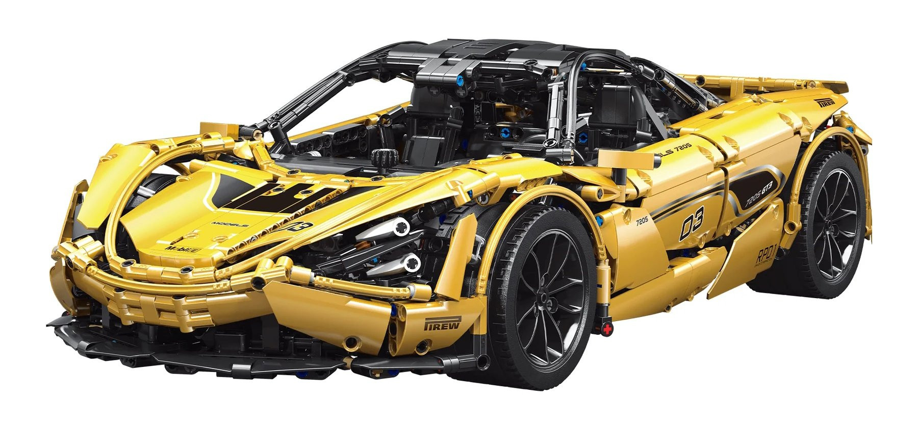 Mould King Tech 1/8 Scale Mclaren 720S - 3149 Pieces - 52cm long