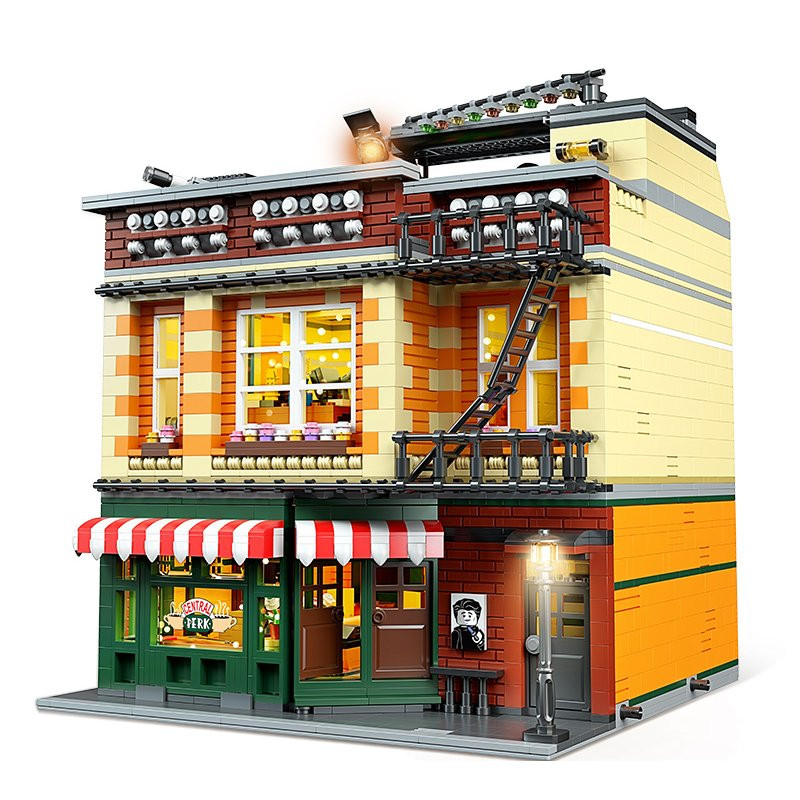 Mould King Friends Cafe & Big Bang Theory Apartment - 4488 pcs - 32cm tall