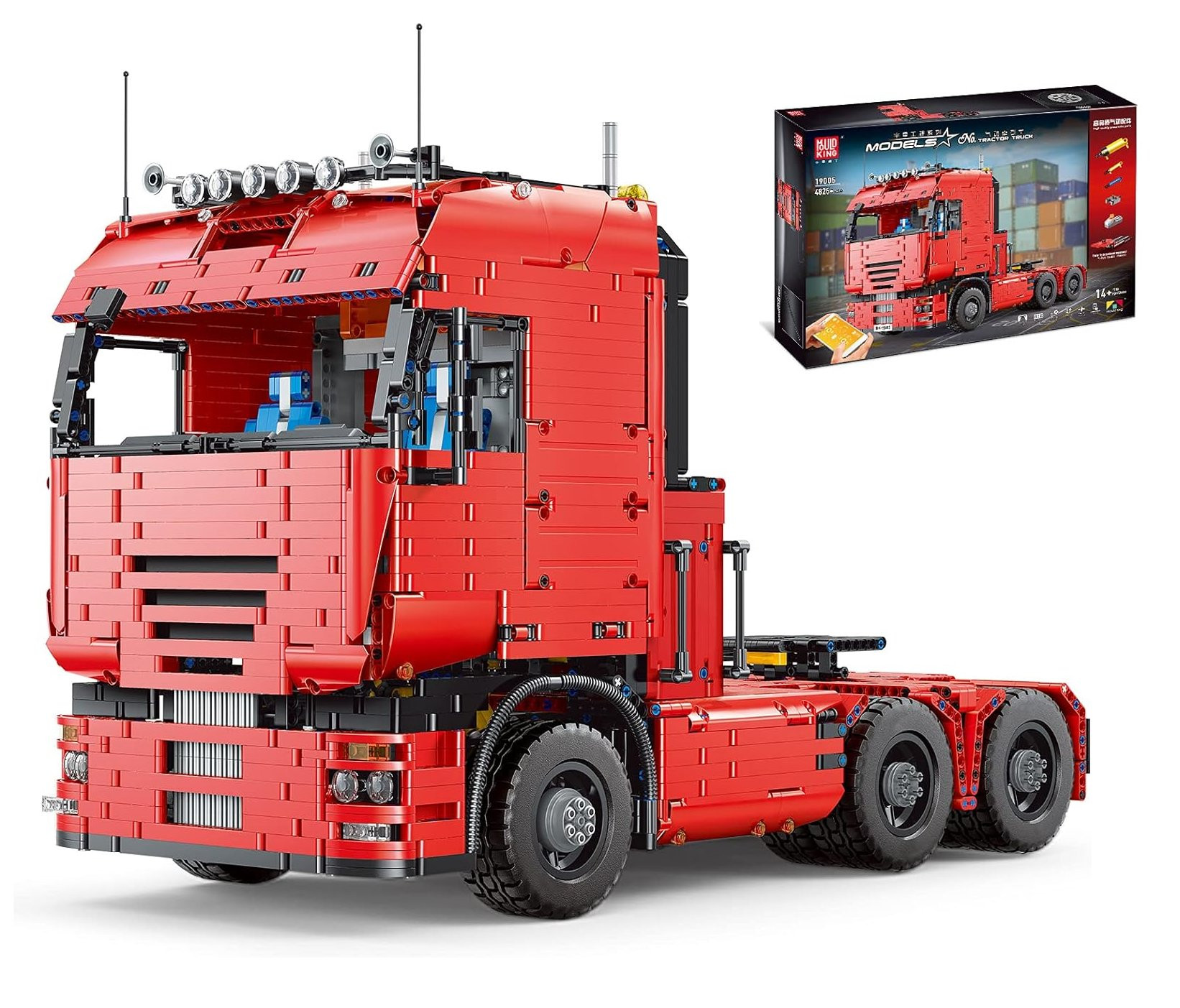 Mould King Tech 1/8 Scale R/C Truck - 4825 Pieces - 60cm long