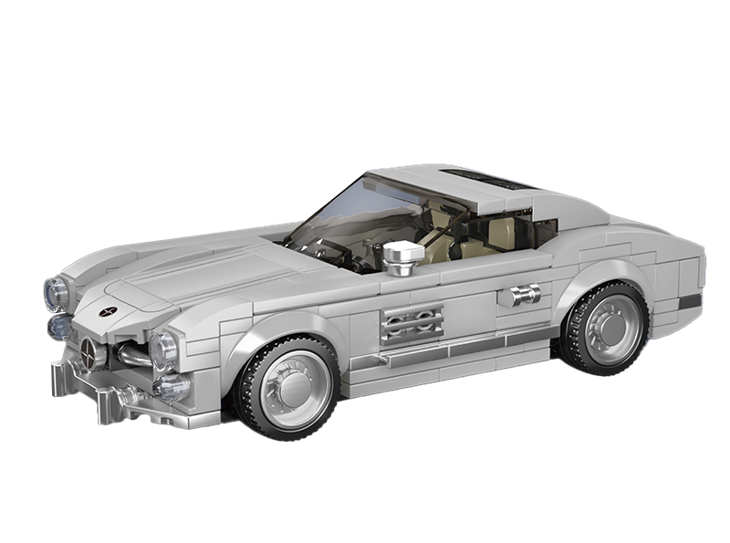 Mould King Famous Cars Mercedes 300 SL - 322 Pieces - 17cm long