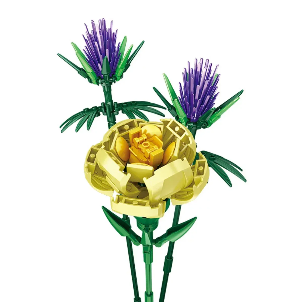 Panlos Flower Bouquet Building Blocks (161pcs) - Carnation - 43cm Tall