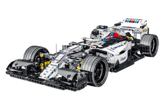 XMork Model 1/10 Williams FW41 F1 Car Building Blocks (1152pc) - 50cm Long