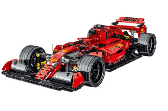 XMork Model 1/10 Ferrari SF90 F1 Car Building Blocks (1200pcs) - 50cm Long