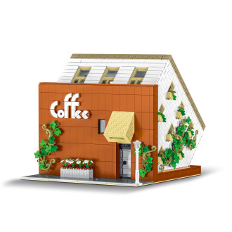 XMork Model Upside Down Café Building Blocks (3118pcs) - 24cm Tall