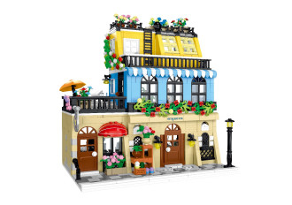 XMork Model City Hotel Building Blocks (1464pcs) - 29cm Tall