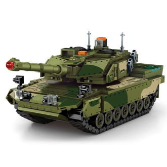 Sembo Block 2-in-1 Leopard 2A6 tank (25cm Long)/BVS10 Armoured All-Terrain Vehicle - 679 pieces