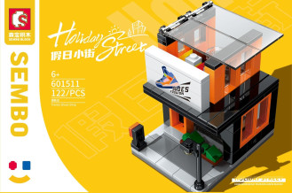 Sembo Block Street View Series - Shoe Store  - 122 pieces (9cm Tall)