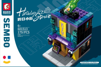 Sembo Block Street View Series - KTV  - 179 pieces (15cm Tall)