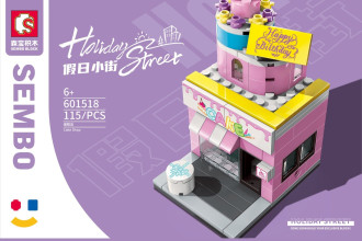 Sembo Block Street View Series - Cake Store  - 115 pieces (12cm Tall)