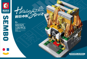 Sembo Block Street View Series - Fragrance Store  - 129 pieces (10cm Tall)