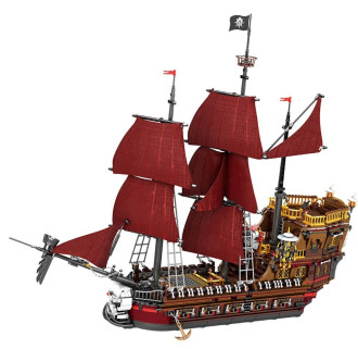 Reobrix Queen Annes Revenge Ship Building Blocks (3066pcs) - 87cm Long