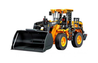 Sembo Tech 1/26 Scale SANY Wheel Loader - 896 pieces (37cm Long)