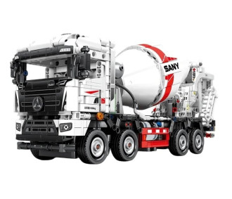 Sembo Tech SANY Cement Truck with Trailer Pump - 2021 pieces (61cm Long)