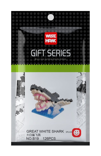 Wisehawk Great White Shark Micro Block (126pcs)