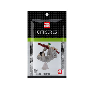 Wisehawk Sloth - 120 Pieces (9cm Tall)