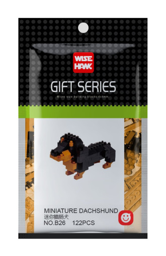 Wisehawk Miniature Dachshund Micro Block (122pcs)