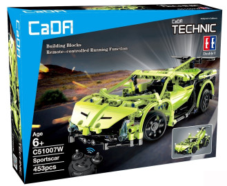CaDA Tech Remote Control Sportscar - 453-Piece - 40cm Long