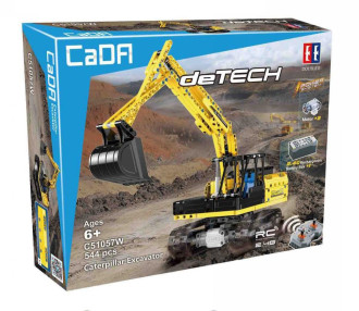CaDA Tech R/C Excavator (467 pieces) - 28cm Long
