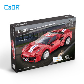 CaDA Tech R/C 488 Race Car - Ferrari - 306 Pieces - 20cm Long
