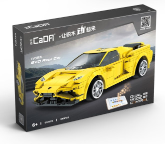 CaDA Tech R/C Evo Race Car - Lamborghini - 289-Piece - 20cm Long