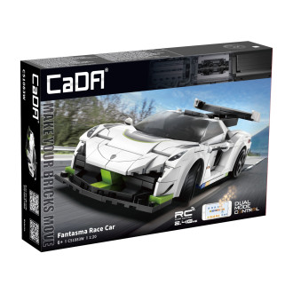 CaDA R/C 1/20 Koenigsegg Fantasma Race Car - 322 pieces (21.6cm Long)