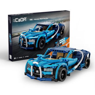 CaDA Tech Honour Sports Car - Bugatti - 377-Piece - 23cm Long