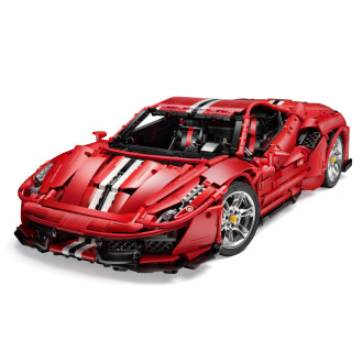 CaDA Tech Italian Super Car - 1/8 Ferrari 488Pista 3236-Piece - 52cm Long