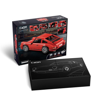 CaDA Tech Classic Sports Car - 1/12 Porsche 911 - 1429-Piece - 32cm Long