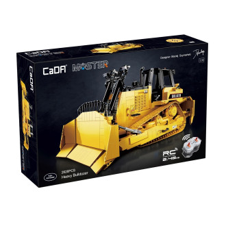 CaDA Tech R/C 1/16 Goliath Heavy Bulldozer (CAT) - 2826-Piece - 54cm Long