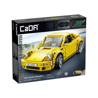CaDA 1/12 RUF CTR Yellowbird 2017 (1515pcs) - 37cm Long