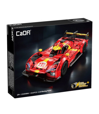 CaDA 1/10 Blazing Flame Le Mans Hypercar (1518pcs) - 51cm Long