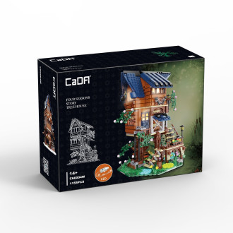 CaDA Four Seasons Tree House - 1155-Piece - 27cm High
