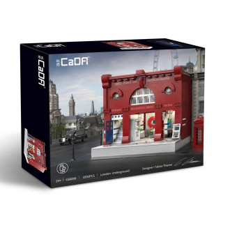 CaDA London Underground Station - 1836-Piece - 18.6cm Tall