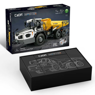 CaDA Tech R/C 1/17 Goliath Articulated Dump Truck (Liebherr) - 3067-Piece - 63cm Long
