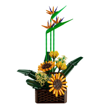 Mould King Birds of Paradise Flower Bouquet - 1608 Pieces - 48cm tall