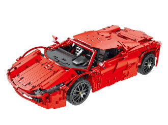 Mould King Tech 1/10 Scale R/C Ferrari 488 Spider - 2083 Pcs - 48cm long
