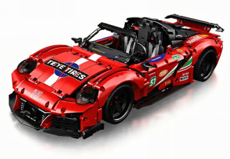 Mould King Tech 1/14 Scale R/C Porsche 911 - 1538 Pieces - 47cm long