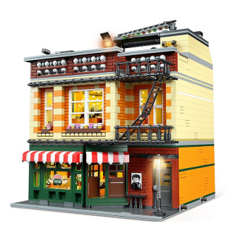 Mould King Friends Cafe & Big Bang Theory Apartment - 4488 pcs - 32cm tall