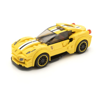 Sembo Famous Cars Ferrari 488 Pista - 198 pieces (14cm Long)