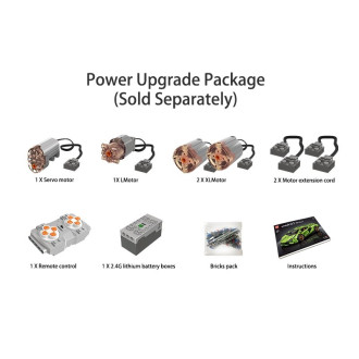 Mould King R/C Dynamic Pack for 13057 Lamborghini Sian